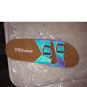 Weeboo Neon Purple comfort sandal